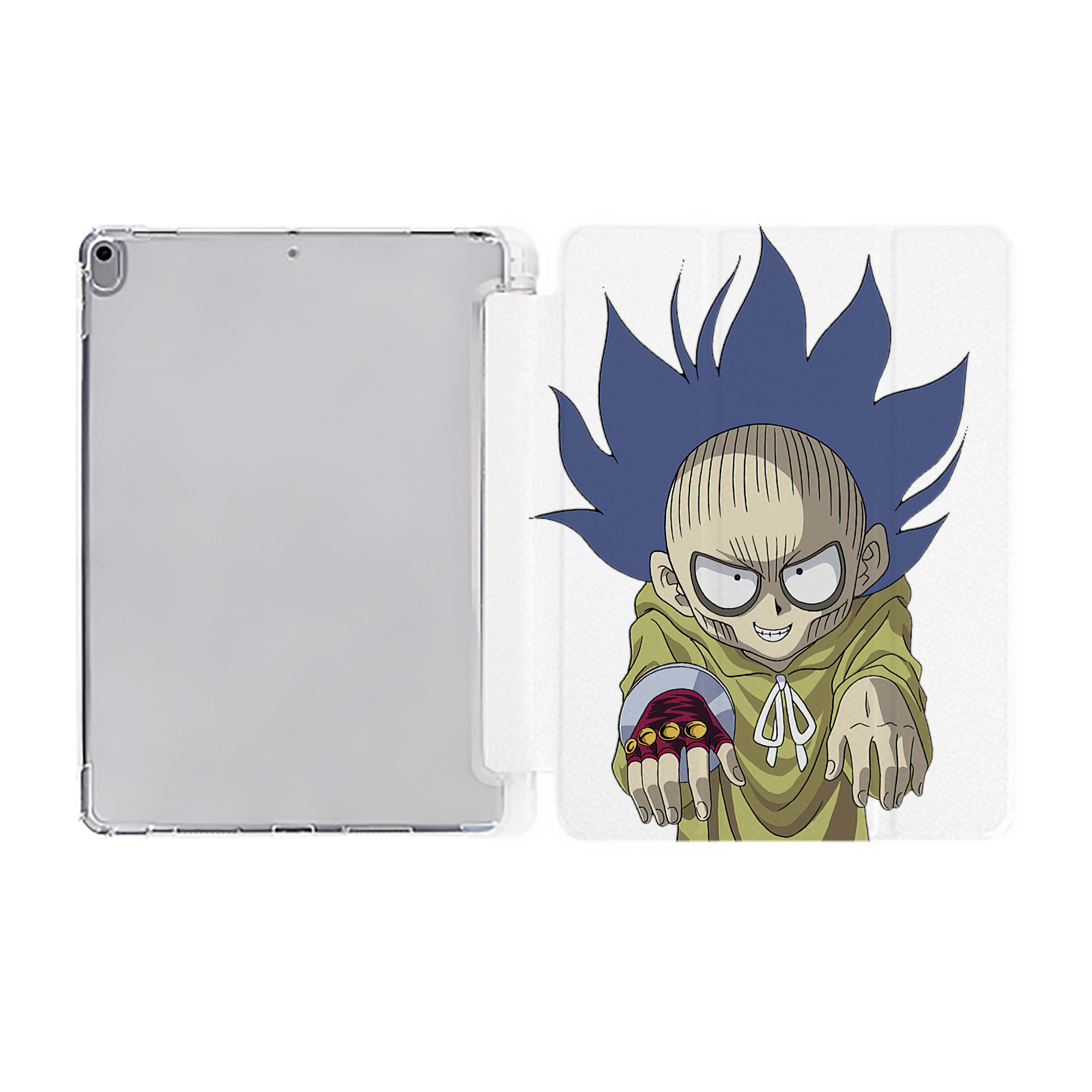（画像用） 遊☆戯☆王 Yu-Gi-Oh! IPad ケース ペン収納付き 三つ折りスタンド PUレザー×シリコン 対応機種9.5/10.5/10.9インチ
